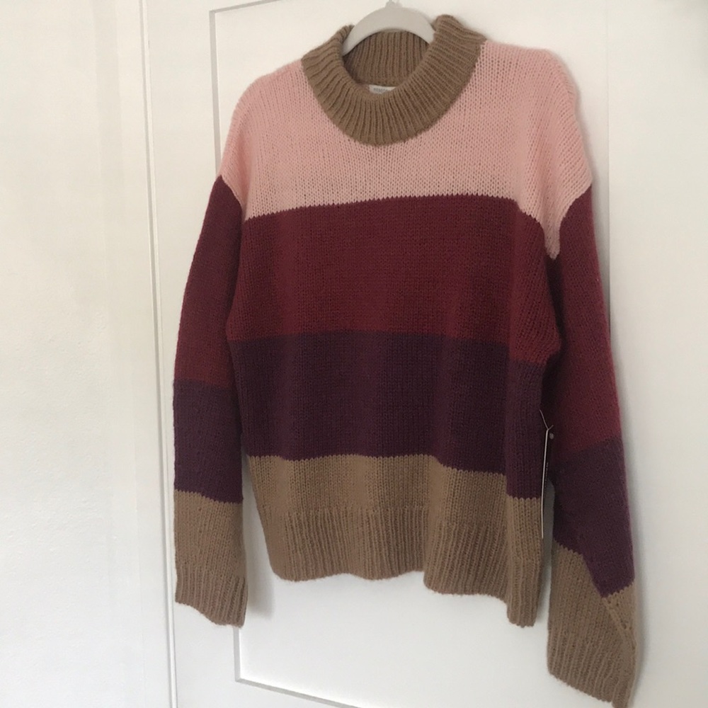 Rebecca Minkoff Colorblock Sweater - L